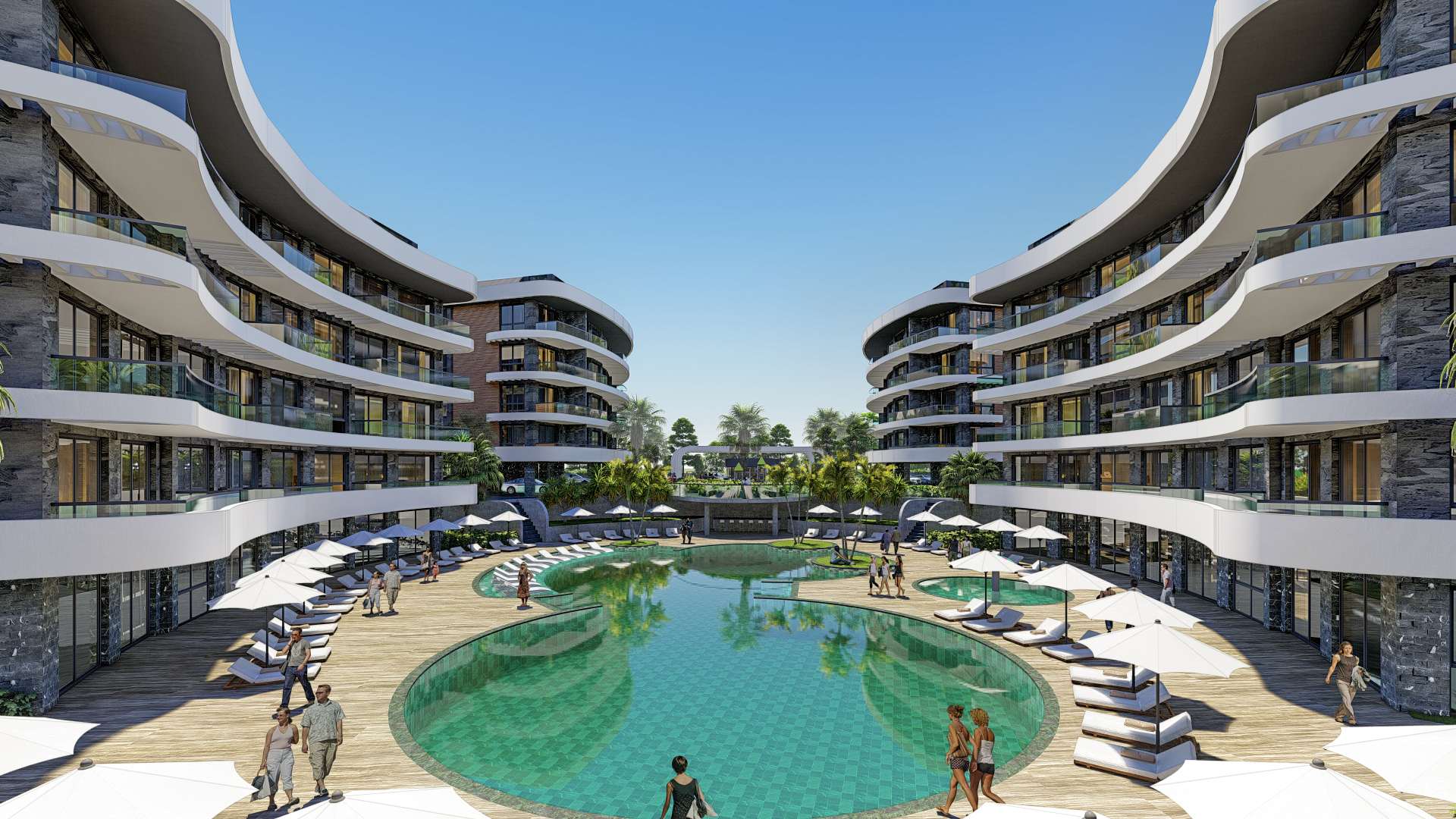 Een Exclusief Toevluchtsoord in Oba: Luxe Appartementen en Duplexwoningen in Alanya