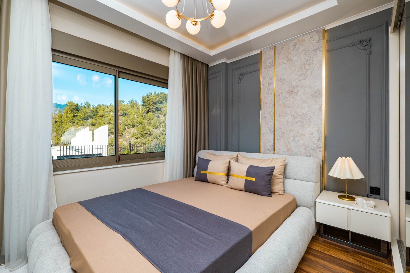 Praktfull Villa med Fyra Sovrum i Oba, Alanya – Privat Pool och Vidsträckt Utsikt