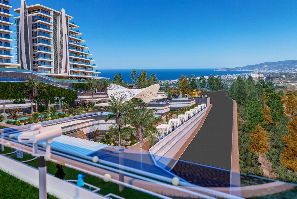 Førsteklasses Resort-Lejligheder og Duplexer i Kargicaks Bakker