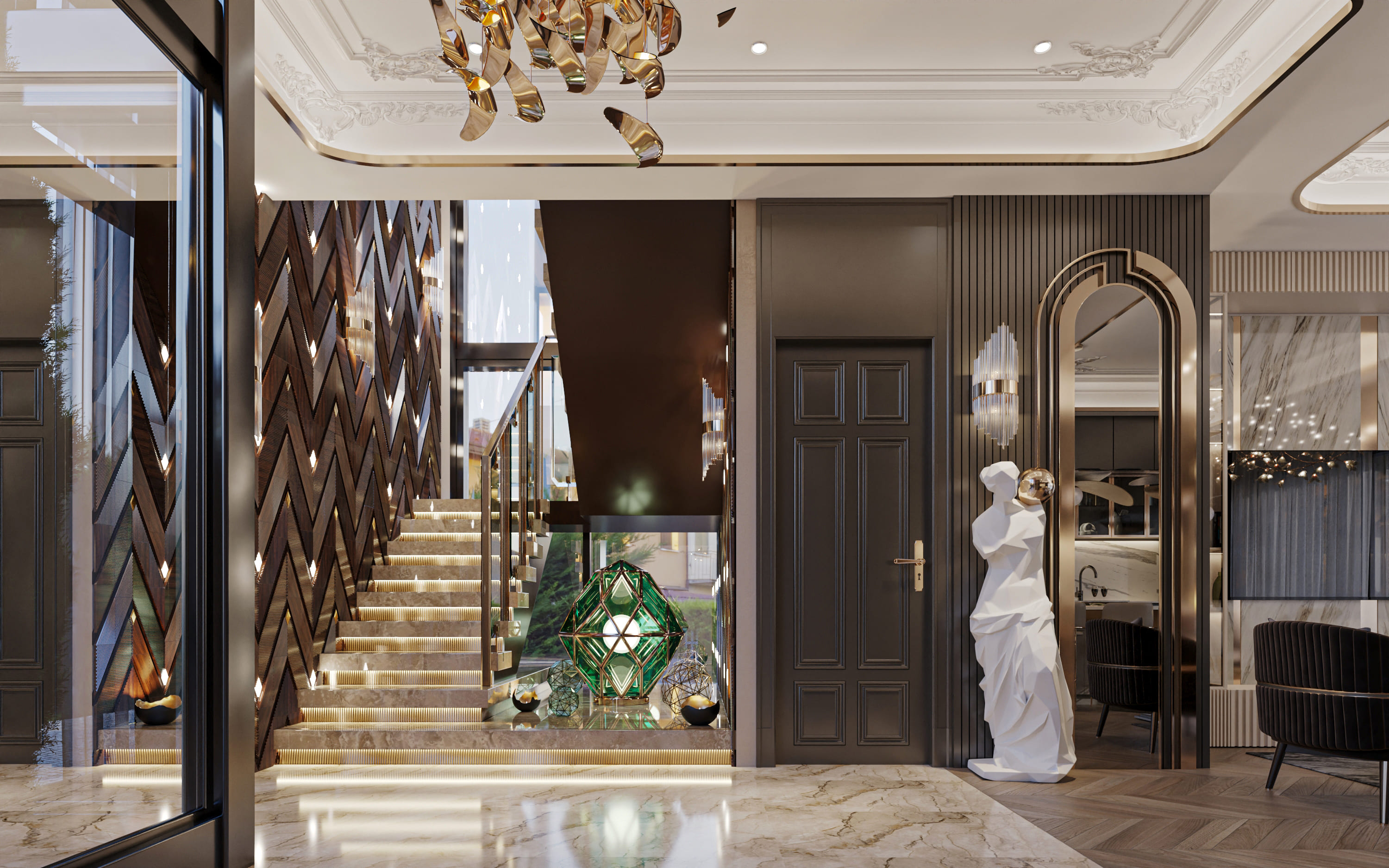 奥巴豪华私人别墅：尊享无边泳池与智能生活