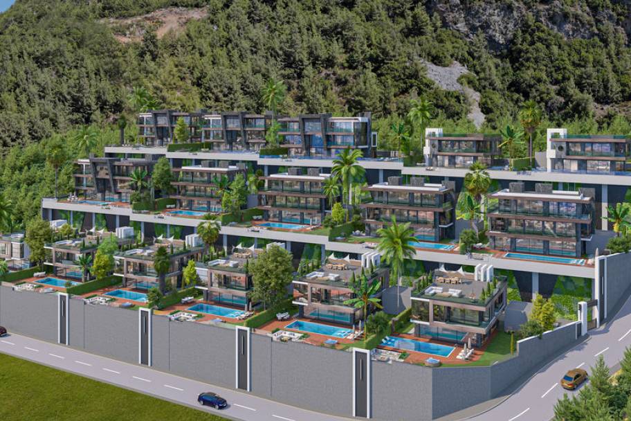 阿拉尼亚Tepe区尊享海景别墅系列：奢华生活与卓越投资