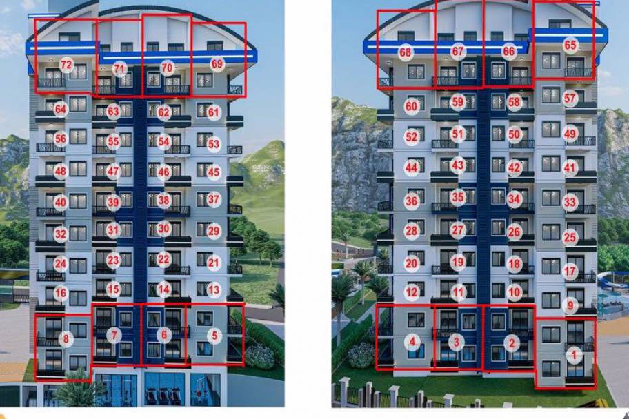 Resortlivsstil i Avsallar: Nøgleklare Lejligheder & Duplekser