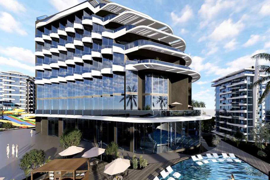 Un havre de design contemporain : Appartements et duplex neufs à vendre à Avsallar