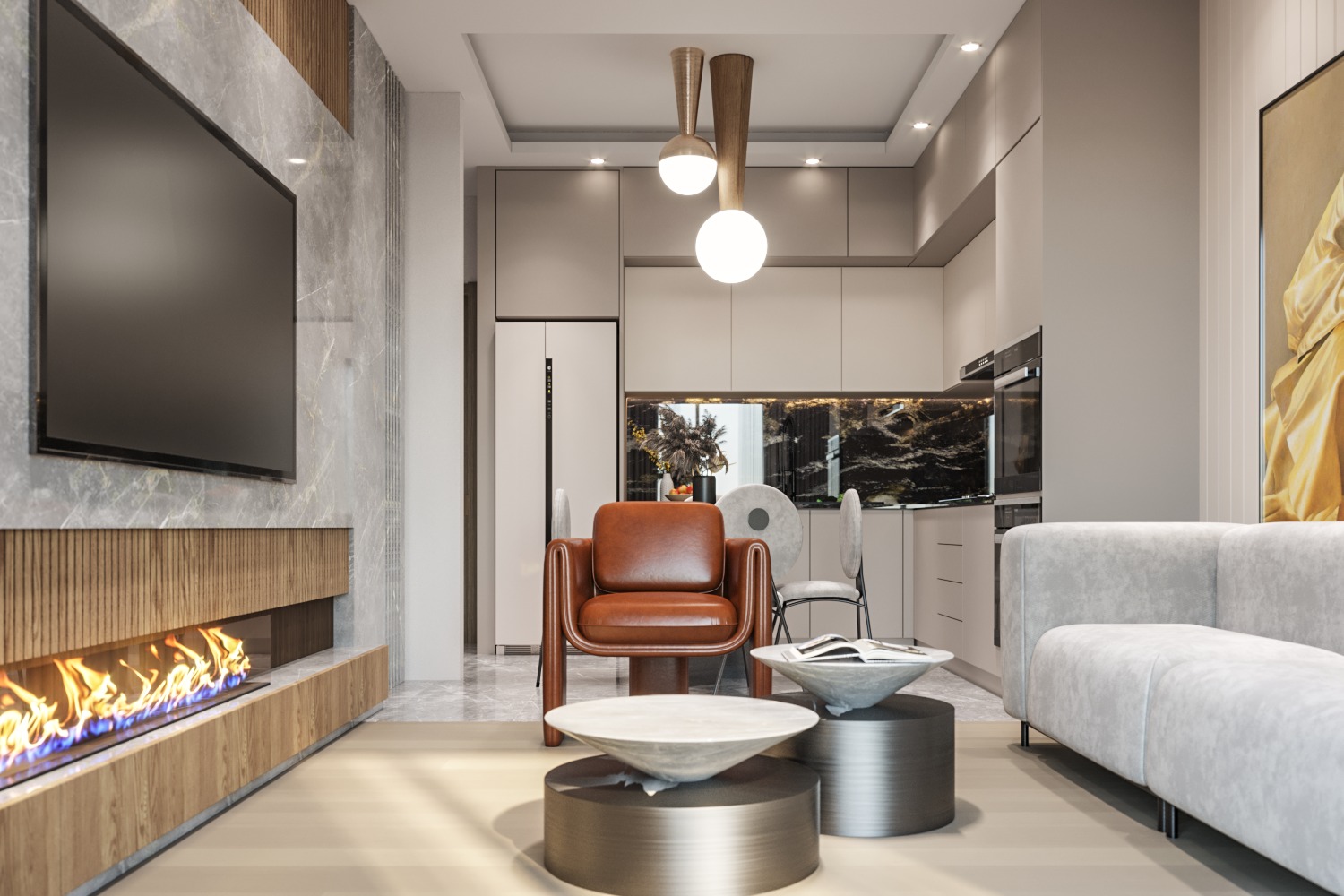 Eksklusive hageleiligheter og dupleks i Oba, Alanya