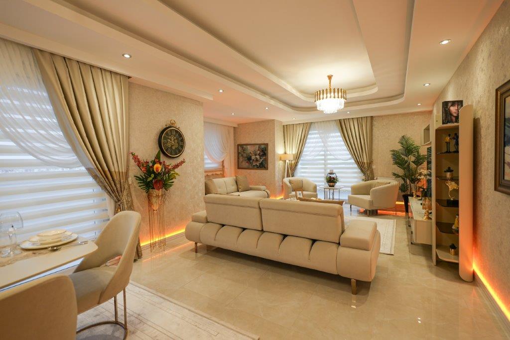 Instapklaar Duplex met Panoramisch Zeezicht in Mahmutlar: Perfect voor Staatsburgerschap