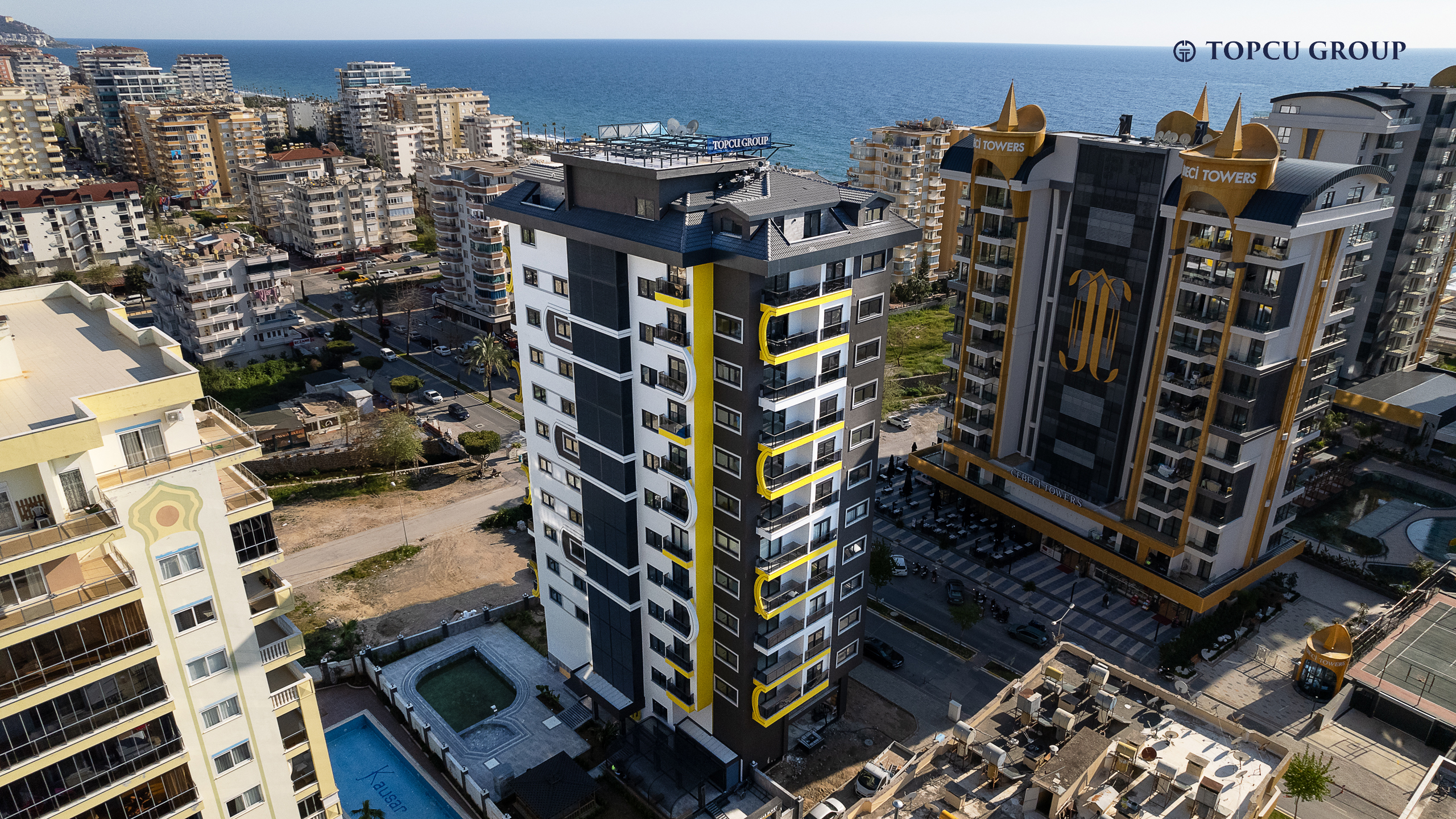 Зәулім де жаңа: Махмутлардағы Жерорта теңізіне жақын дуплекс пәтер