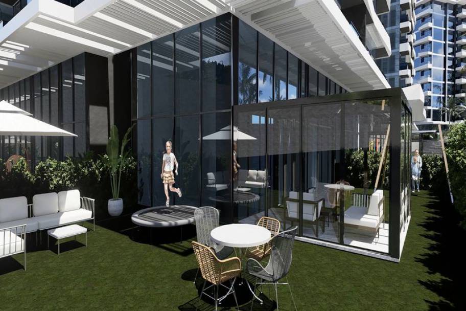 Un havre de design contemporain : Appartements et duplex neufs à vendre à Avsallar