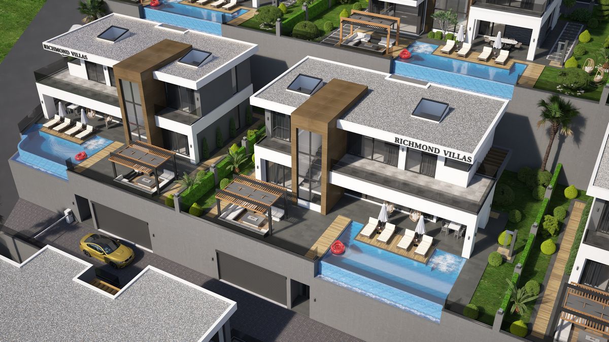 Villas de Luxe à Kargıcak : Vues Panoramiques, Piscines Privées