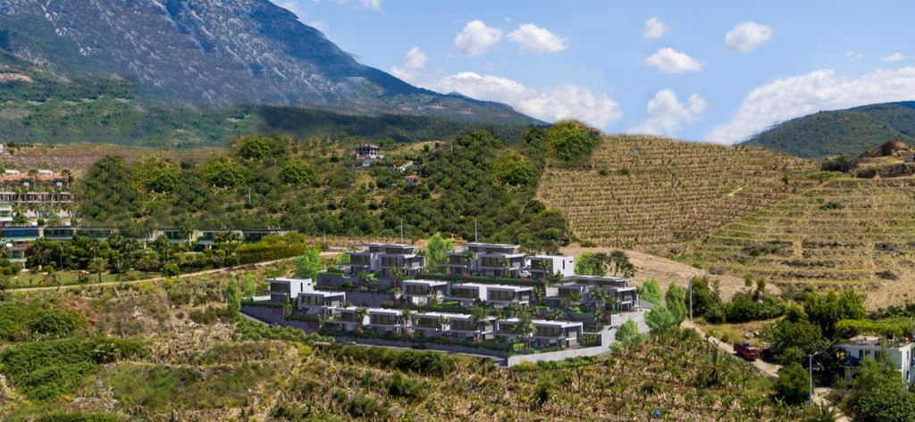 Eksklusive topvillaer i Kargicak med private pools og betagende havudsigt