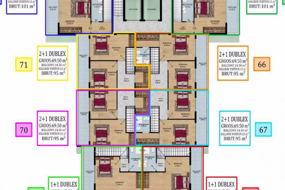 Resortlivsstil i Avsallar: Nøgleklare Lejligheder & Duplekser